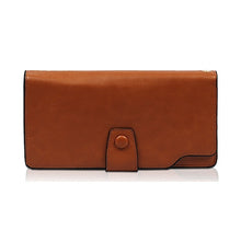 Load image into Gallery viewer, Roxie Double Compartment Long Bifold Wristlet Wallet

